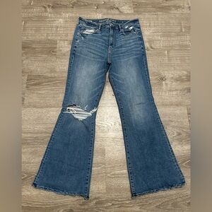 American Eagle Super high rise flare.